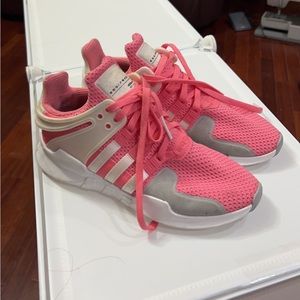Pink Adidas Running Shoes, Size 5 1/2 womens